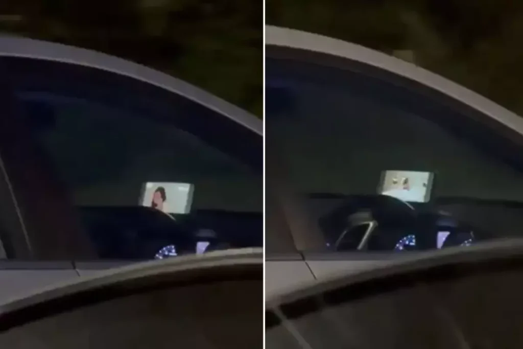 Surucu Kadin Otobanda Film Izleyerek Arac 18552985 1344 Amp - Yazar Kadın