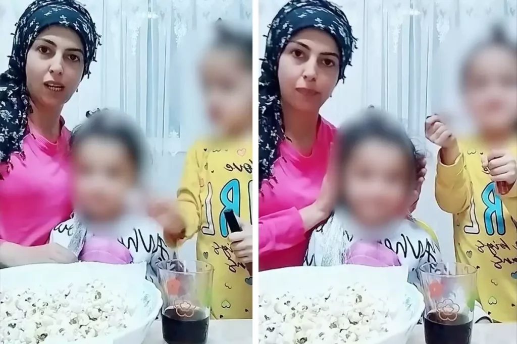 Cocuklariyla Makyaj Videosu Cekin Kadina Tepki 18605726 439 Amp - Yazar Kadın