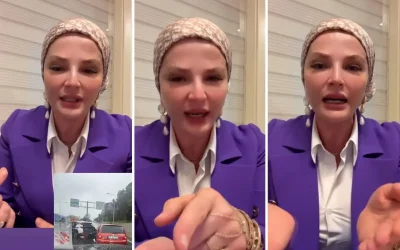 Nermin Öztürk, trafik magandalığını gözyaşlarıyla anlattı