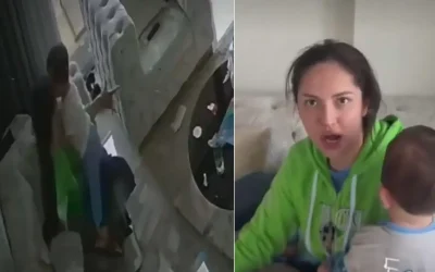 Annenin çocuğuna yönelik şiddeti şok edici!