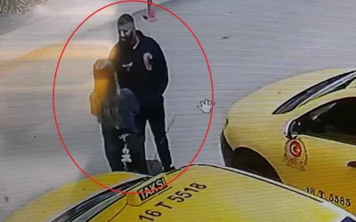 Okul önünde eski nişanlısını bacağından vuran dehşet anları kamerada
