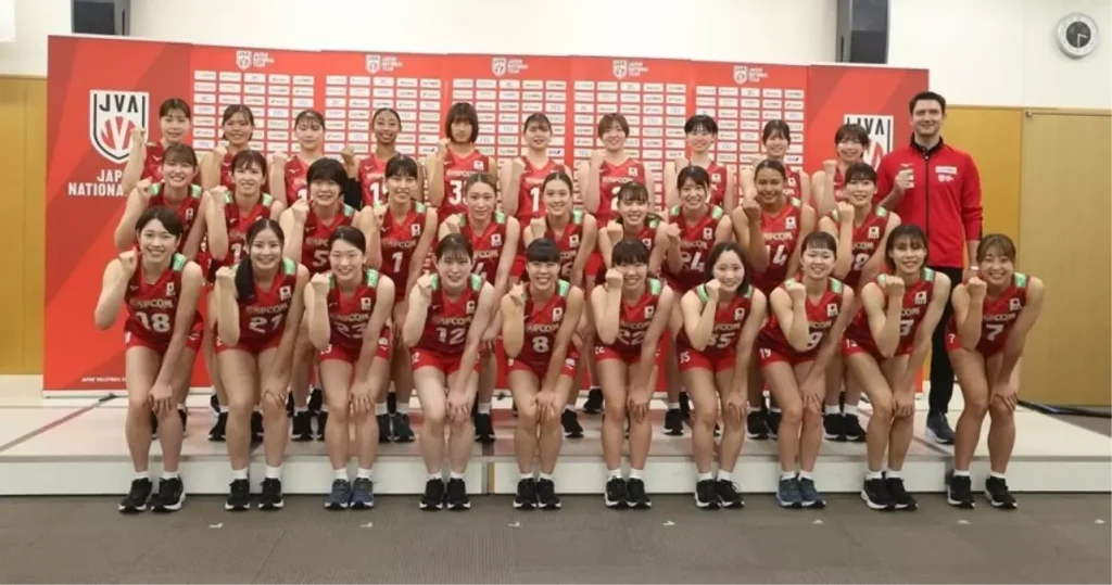 Japonya Kadin Voleybol A Milli Takim Kadrosu Ve 18718869 4937 Amp - Yazar Kadın