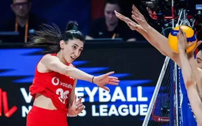 Türkiye’nin Kadın Voleybol Milli Takımı, Sırbistan’a mağlup oldu.