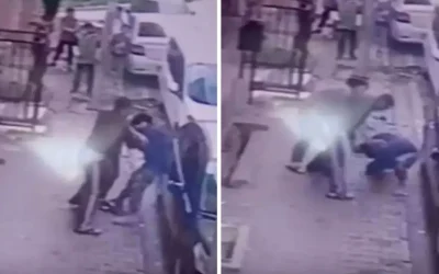 Komşu kadına saldıran şahıs, tornavidayla darp etti.