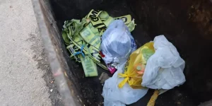 Vicdansız anne bebeği çöpe attı, mahalle isyan etti!