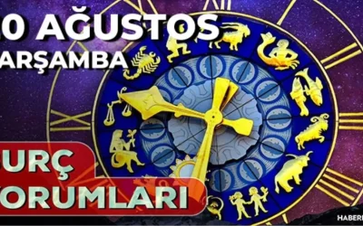 20 Ağustos 2025: Koç, Kova, Aslan, Balık Burcu Günlük Yorumları! AŞK, EVLİLİK, KARİYER, SAĞLIK İpuçları