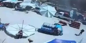 İzmir’de Pazar Şemsiyesi Hamile Kadın ve Çocuğun Üzerine Düştü: İkisi de Yaralandı