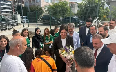 Çiğdem Karaaslan Alaçam Spor Tesisini Ziyaret Etti