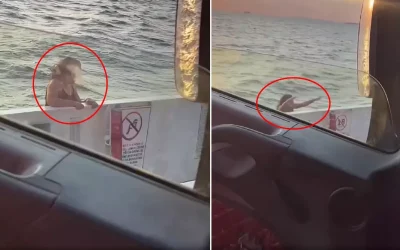 Genç kadın feribottan atlayarak hayatına son verdi