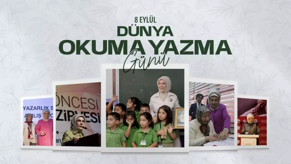 Emine Erdogan Dan Dunya Okuma Yazma Gunu Payl 19026559 Amp - Yazar Kadın