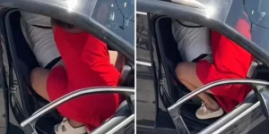 Genç kadın nişanlısını bıçakladı: Dehşet anları kamerada
