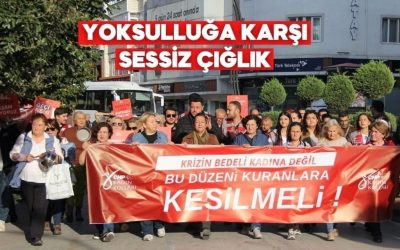 CHP Kadın Kolları, Dünya Yoksullukla Mücadele Günü’nde Eylemde!