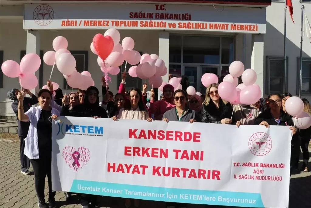 Agri Da Kadin Saglik Calisanlari Meme Kanseri 19205473 Amp - Yazar Kadın