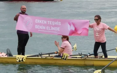 Kadıköy’de Meme Kanseri İçin Kürek Etkinliği Gerçekleştirildi
