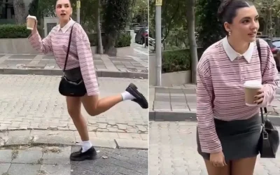 Sokakta video çeken genç kızın bacaklarına uygunsuz yorumlar