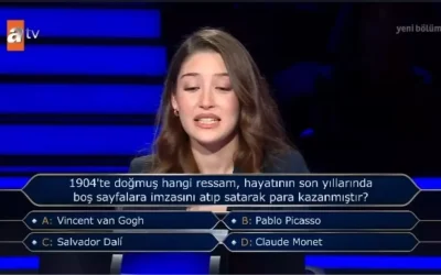 1904 doğumlu ressamın boş sayfalara imzasını atarak kazandığı para.