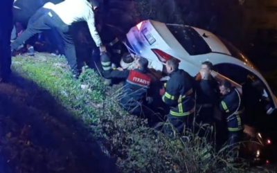 Çanakkale’de Araç Şarampole Uçtu: Karı Koca Yaralı