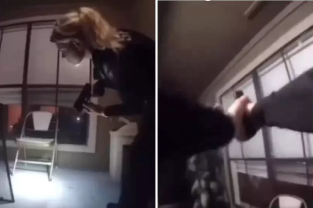 Acemi Kadin Polisler Kapiyi Tabanca Ile Acan Ev 19238905 8990 Amp - Yazar Kadın