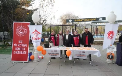 Muş’ta Kadına Şiddete Karşı Farkındalık Etkinliği düzenlendi.