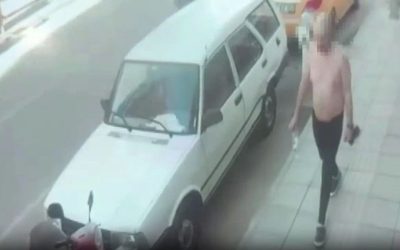 Mersin’de çıplak dolaşan Rus kadın gözaltına alındı