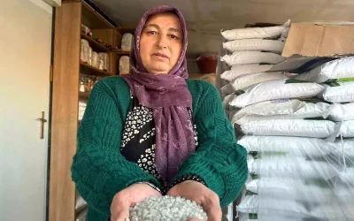 Çankırı’da 56 Yaşındaki Kadın Aile Ekonomisine Tuz Satarak Destek Oluyor